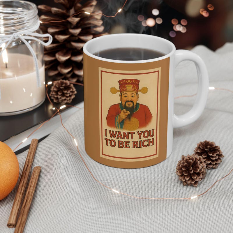 God of Wealth Mug
